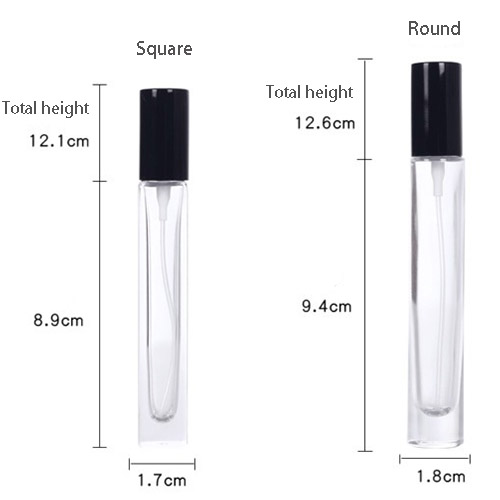 glass perfume bottles 10ml